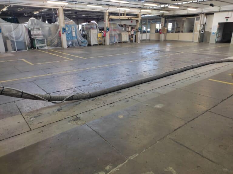 pavimento prefabbricato rovinato